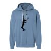Unisex Garment-Dyed Lightweight Fleece Hooded Sweatshirt Thumbnail