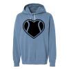 Unisex Garment-Dyed Lightweight Fleece Hooded Sweatshirt Thumbnail