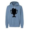 Unisex Garment-Dyed Lightweight Fleece Hooded Sweatshirt Thumbnail