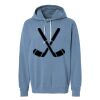 Unisex Garment-Dyed Lightweight Fleece Hooded Sweatshirt Thumbnail