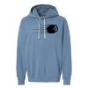 Unisex Garment-Dyed Lightweight Fleece Hooded Sweatshirt Thumbnail