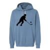 Unisex Garment-Dyed Lightweight Fleece Hooded Sweatshirt Thumbnail