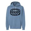 Unisex Garment-Dyed Lightweight Fleece Hooded Sweatshirt Thumbnail