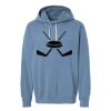 Unisex Garment-Dyed Lightweight Fleece Hooded Sweatshirt Thumbnail