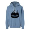 Unisex Garment-Dyed Lightweight Fleece Hooded Sweatshirt Thumbnail