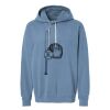 Unisex Garment-Dyed Lightweight Fleece Hooded Sweatshirt Thumbnail
