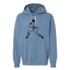 Unisex Garment-Dyed Lightweight Fleece Hooded Sweatshirt Thumbnail