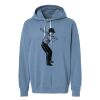 Unisex Garment-Dyed Lightweight Fleece Hooded Sweatshirt Thumbnail
