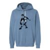 Unisex Garment-Dyed Lightweight Fleece Hooded Sweatshirt Thumbnail