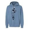 Unisex Garment-Dyed Lightweight Fleece Hooded Sweatshirt Thumbnail