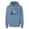 Unisex Garment-Dyed Lightweight Fleece Hooded Sweatshirt Thumbnail