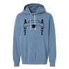 Unisex Garment-Dyed Lightweight Fleece Hooded Sweatshirt Thumbnail
