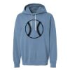 Unisex Garment-Dyed Lightweight Fleece Hooded Sweatshirt Thumbnail