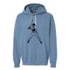 Unisex Garment-Dyed Lightweight Fleece Hooded Sweatshirt Thumbnail