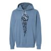 Unisex Garment-Dyed Lightweight Fleece Hooded Sweatshirt Thumbnail