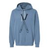 Unisex Garment-Dyed Lightweight Fleece Hooded Sweatshirt Thumbnail