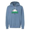 Unisex Garment-Dyed Lightweight Fleece Hooded Sweatshirt Thumbnail