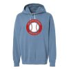 Unisex Garment-Dyed Lightweight Fleece Hooded Sweatshirt Thumbnail