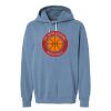 Unisex Garment-Dyed Lightweight Fleece Hooded Sweatshirt Thumbnail