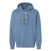 Unisex Garment-Dyed Lightweight Fleece Hooded Sweatshirt Thumbnail