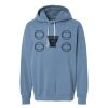 Unisex Garment-Dyed Lightweight Fleece Hooded Sweatshirt Thumbnail