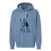 Unisex Garment-Dyed Lightweight Fleece Hooded Sweatshirt Thumbnail