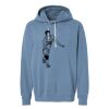 Unisex Garment-Dyed Lightweight Fleece Hooded Sweatshirt Thumbnail