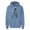 Unisex Garment-Dyed Lightweight Fleece Hooded Sweatshirt Thumbnail