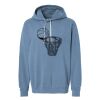 Unisex Garment-Dyed Lightweight Fleece Hooded Sweatshirt Thumbnail