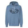Unisex Garment-Dyed Lightweight Fleece Hooded Sweatshirt Thumbnail