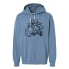 Unisex Garment-Dyed Lightweight Fleece Hooded Sweatshirt Thumbnail