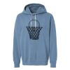 Unisex Garment-Dyed Lightweight Fleece Hooded Sweatshirt Thumbnail