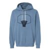 Unisex Garment-Dyed Lightweight Fleece Hooded Sweatshirt Thumbnail