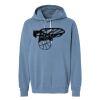 Unisex Garment-Dyed Lightweight Fleece Hooded Sweatshirt Thumbnail