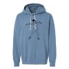 Unisex Garment-Dyed Lightweight Fleece Hooded Sweatshirt Thumbnail