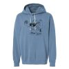 Unisex Garment-Dyed Lightweight Fleece Hooded Sweatshirt Thumbnail