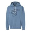 Unisex Garment-Dyed Lightweight Fleece Hooded Sweatshirt Thumbnail