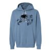 Unisex Garment-Dyed Lightweight Fleece Hooded Sweatshirt Thumbnail