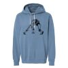 Unisex Garment-Dyed Lightweight Fleece Hooded Sweatshirt Thumbnail