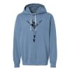 Unisex Garment-Dyed Lightweight Fleece Hooded Sweatshirt Thumbnail