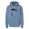 Unisex Garment-Dyed Lightweight Fleece Hooded Sweatshirt Thumbnail