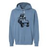 Unisex Garment-Dyed Lightweight Fleece Hooded Sweatshirt Thumbnail