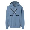 Unisex Garment-Dyed Lightweight Fleece Hooded Sweatshirt Thumbnail