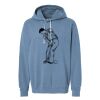 Unisex Garment-Dyed Lightweight Fleece Hooded Sweatshirt Thumbnail