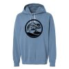 Unisex Garment-Dyed Lightweight Fleece Hooded Sweatshirt Thumbnail