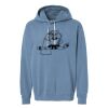 Unisex Garment-Dyed Lightweight Fleece Hooded Sweatshirt Thumbnail