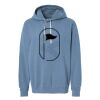 Unisex Garment-Dyed Lightweight Fleece Hooded Sweatshirt Thumbnail