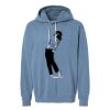Unisex Garment-Dyed Lightweight Fleece Hooded Sweatshirt Thumbnail