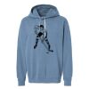 Unisex Garment-Dyed Lightweight Fleece Hooded Sweatshirt Thumbnail