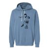 Unisex Garment-Dyed Lightweight Fleece Hooded Sweatshirt Thumbnail